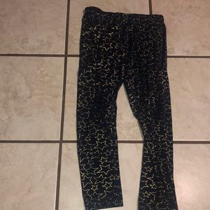 Girls Dark Blue and Star Leggings!
